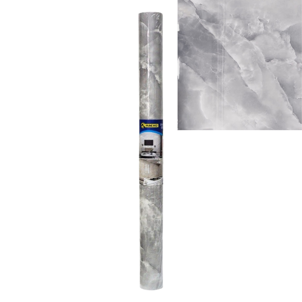 DECORACION PAPEL TAPIZ DE PVC ADHESIVO TIPO MARMOL PARA PARED ELEGANTE Y FACIL DE LIMPIAR MACHO 120CMX2.8MTS