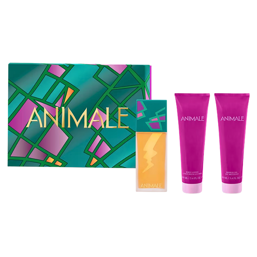 SET ANIMALE FOR WOMEN EDP 100ML, SHOWER GEL 100ML, BODY LOTION 100ML (M)
