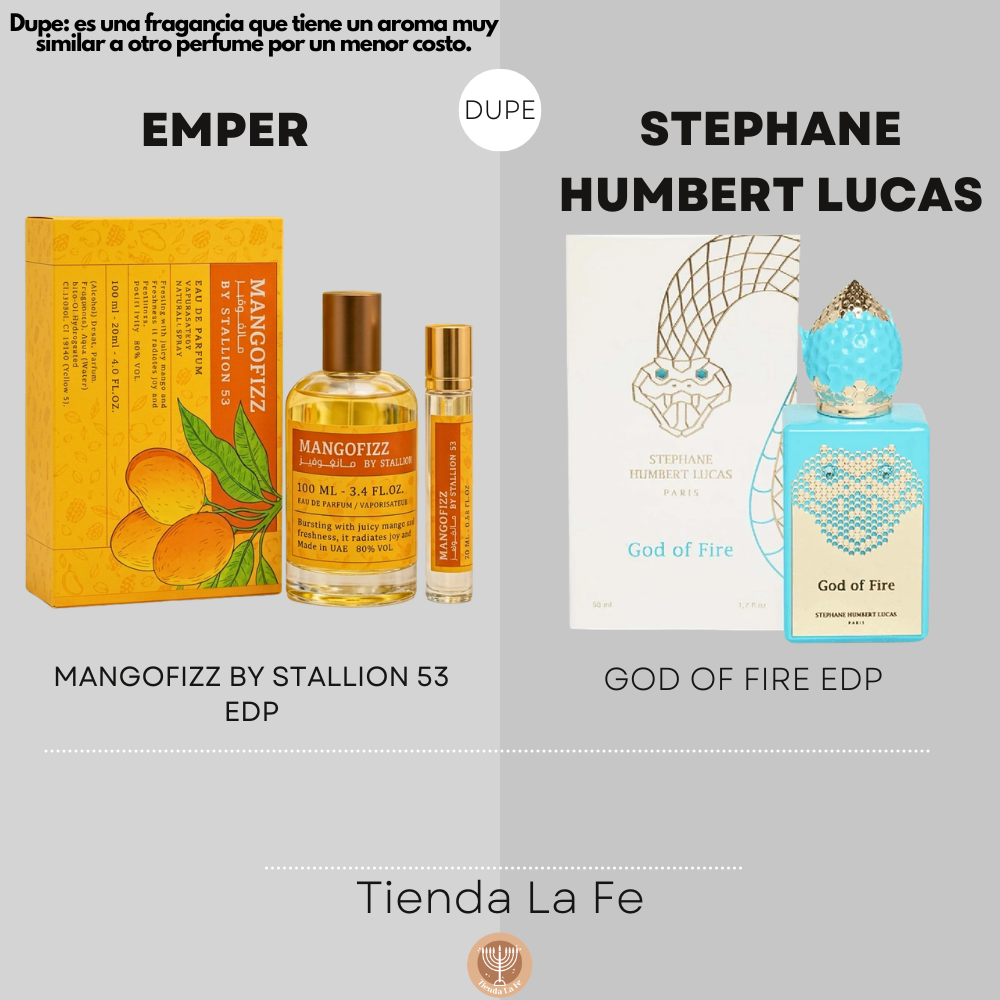 EMPER MANGOFIZZ BY STALLION 53 EDP 100ML (U) (DUPE STEPHANE HUMBERT LUCAS GOD OF FIRE EDP)