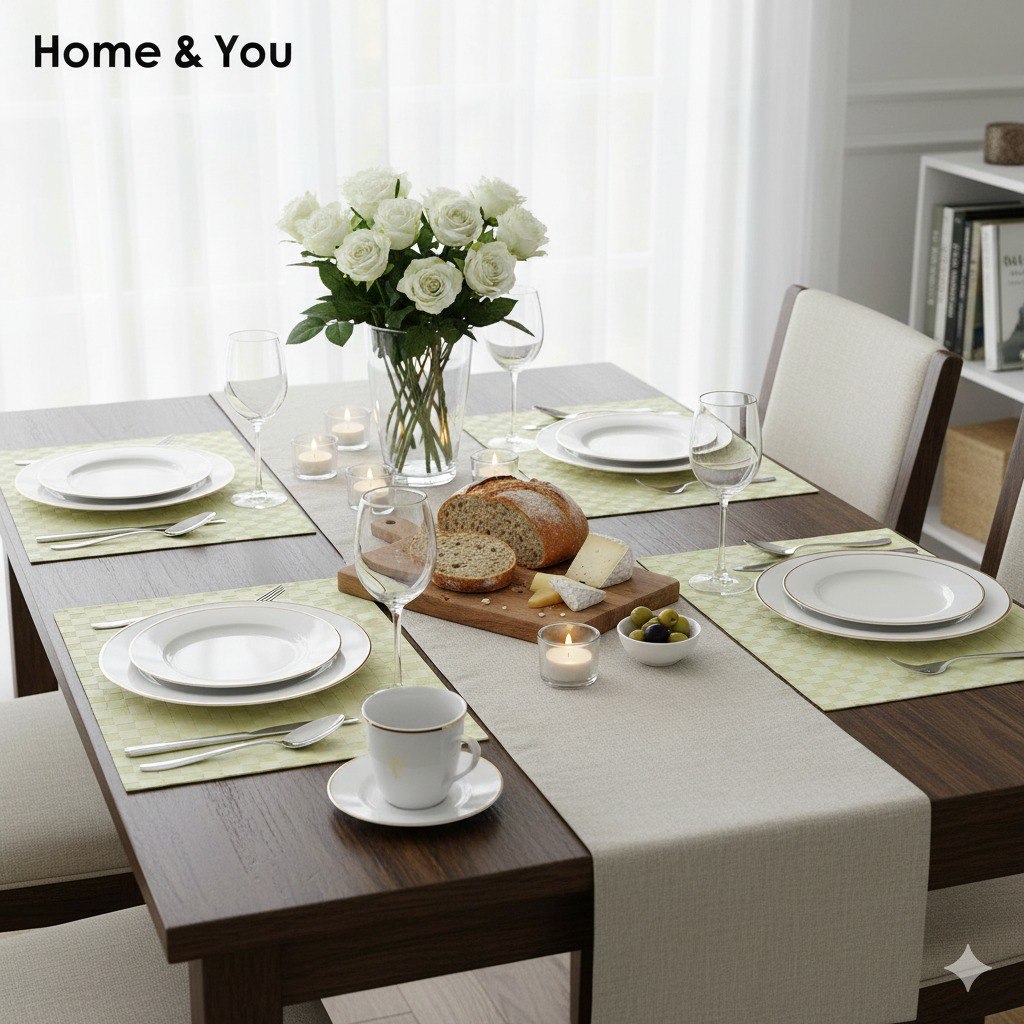 MANTEL RECTANGULAR PARA MESA 8 ESTILOS PERFECT KITCHEN 33X48CM
