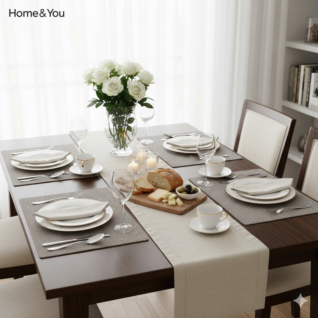 MANTEL RECTANGULAR PARA MESA 8 ESTILOS PERFECT KITCHEN 33X48CM
