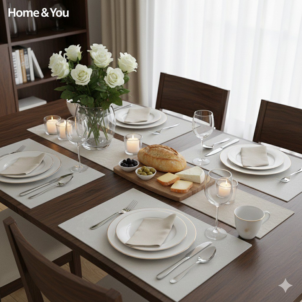 MANTEL RECTANGULAR PARA MESA 8 ESTILOS PERFECT KITCHEN 33X48CM