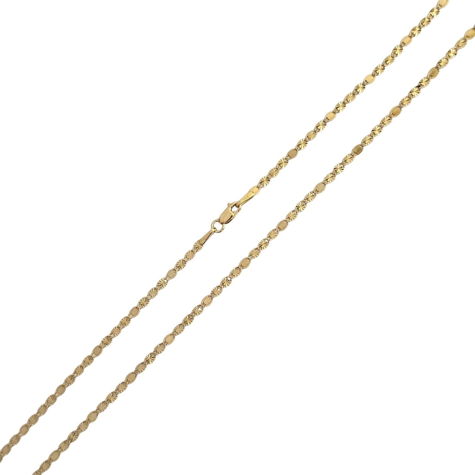 CADENA DE ORO 10K PARA DAMA 20CM PESO: 1.6G