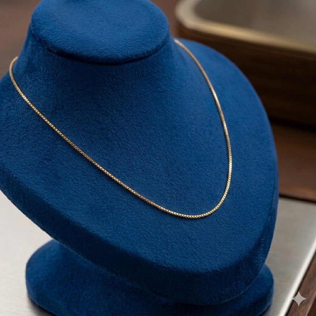 CADENA DE ORO 10K PARA DAMA 22CM PESO: 1.6G
