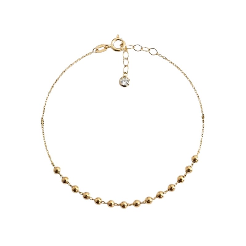 PULSERA DE ORO 10K PARA DAMA 20CM 1.2G
