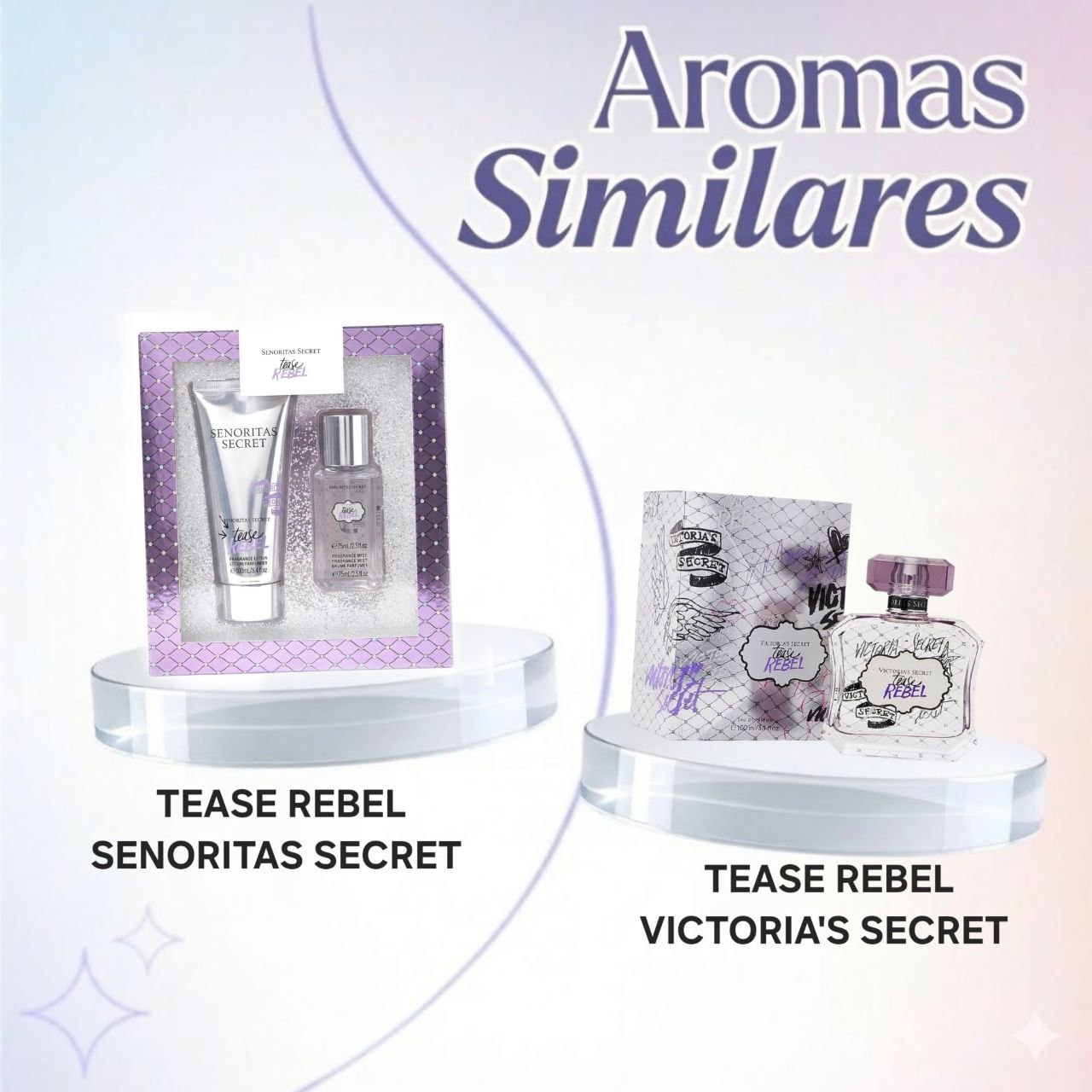 SET SENORITAS SECRET TEASE REBEL SPLASH 75ML CREMA CORPORAL 100ML (M) (AROMA SIMILAR VICTORIA SECRET TEASE REBEL)
