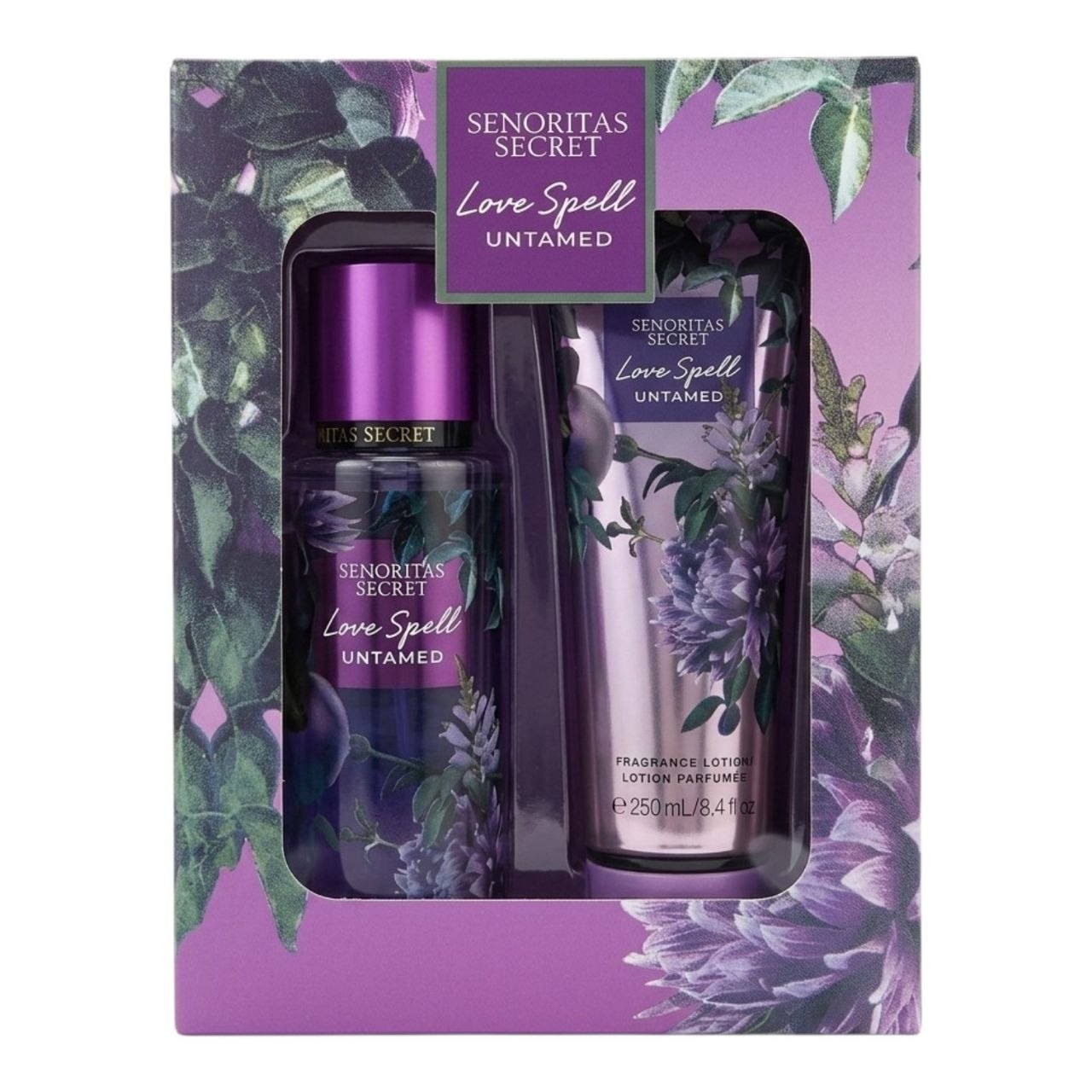SET SENORITAS SECRET LOVE SPELL UNTAMED SPLASH 125ML Y CREMA CORPORAL 125ML (M) (AROMA SIMILAR A VICTORIAS SECRET LOVE SPELL UNTAMED)