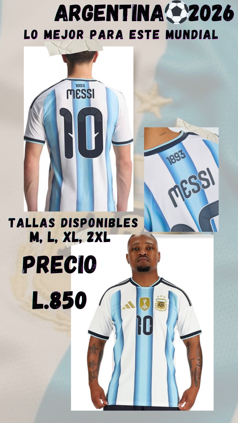 CAMISETA DE FUTBOL PARA HOMBRE VARIOS EQUIPOS