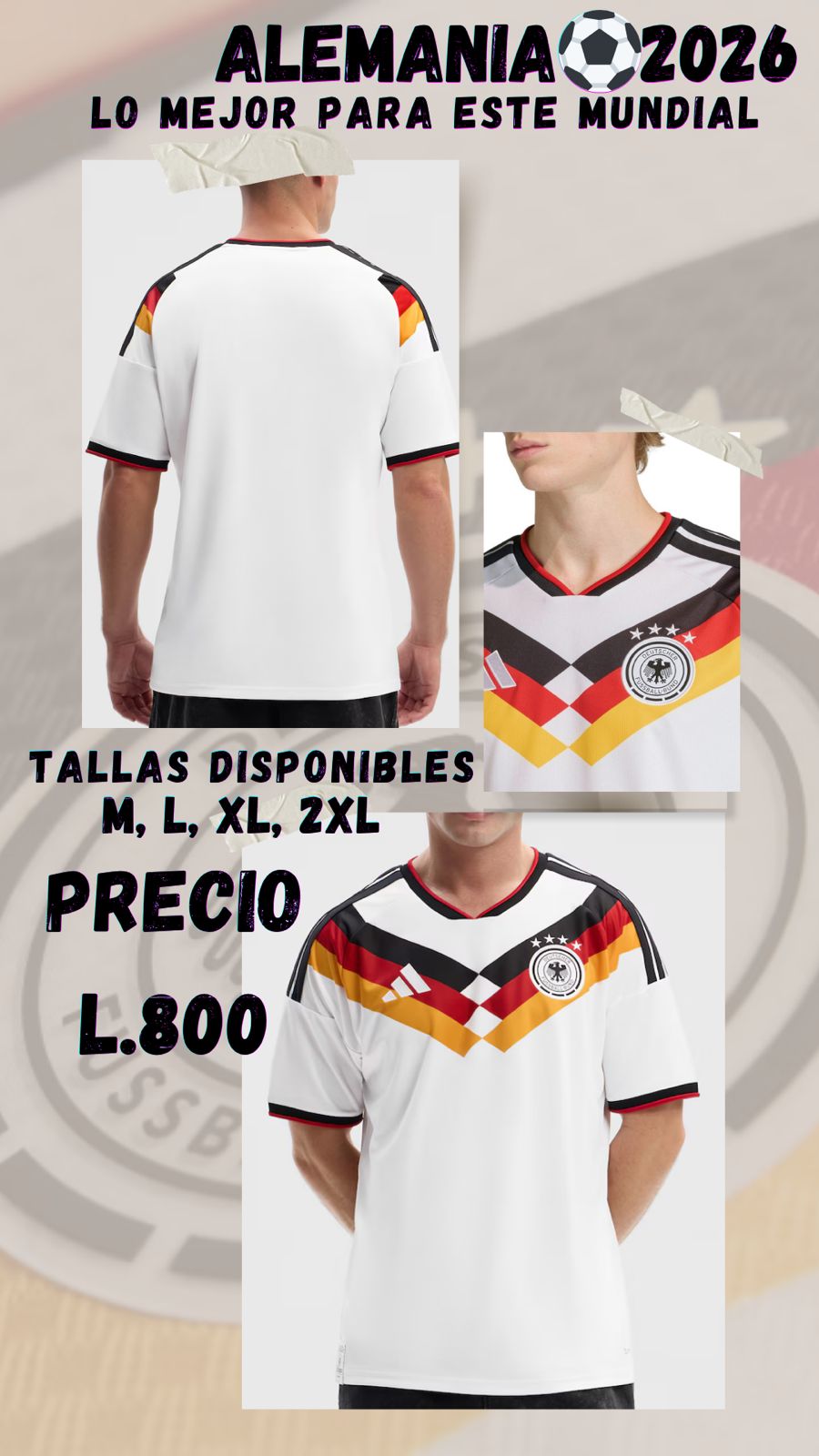 CAMISETA DE FUTBOL PARA HOMBRE VARIOS EQUIPOS