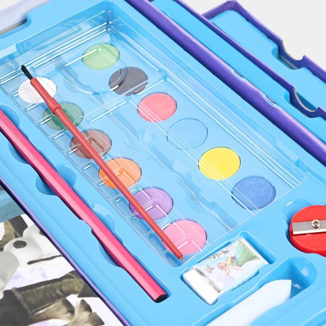 ESTUCHE DE ARTE INFANTIL CON DISEÑO DE FROZEN 54PCS