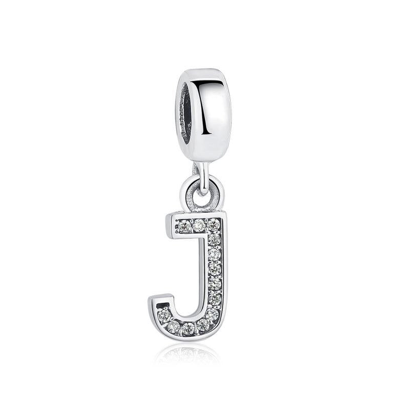 PCHARM797 LETRA J PANDORA PLATA 9.25