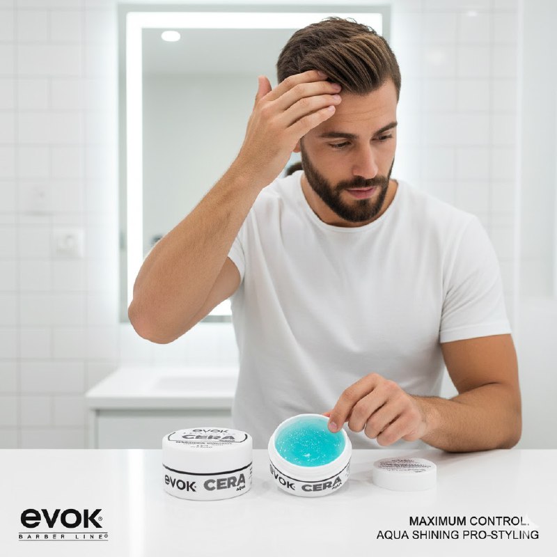 CERA PARA EL CABELLO DE MAXIMO CONTROL A BASE DE AGUA EVOK 150ML