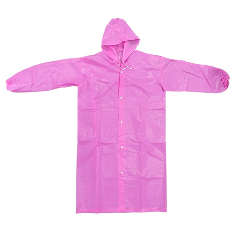 CAPOTE FORRO PARA LLUVIA IMPERMEABLE PARA ADULTOS, LIGERO Y FACIL DE LLEVAR, 5 COLORES EVA LIGHTWEIGHT RAINCOAT