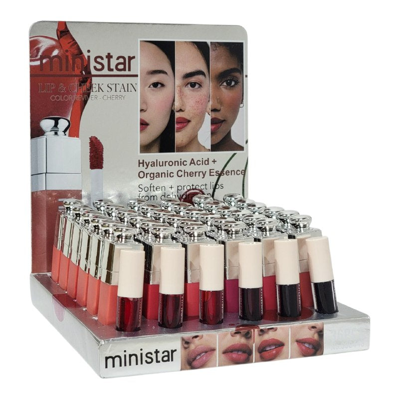 BRILLO LABIAL REVITALIZADOR DE ACIDO HIALURONICO MINISTAR 12ML DUPE DE CHRISTIAN DIOR