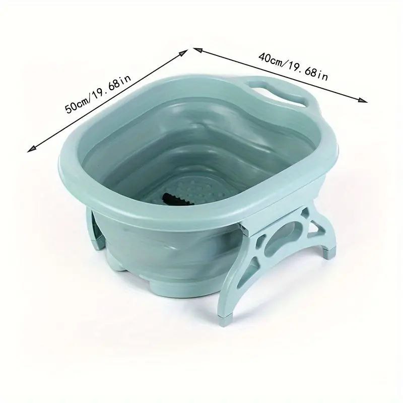 PAILA DE PEDICURE PEDICURA MASAJEADORA DE PIES EN CASA, PORTATIL CON RODILLOS ANTIESTRES, FACIAL DE GUARDAR