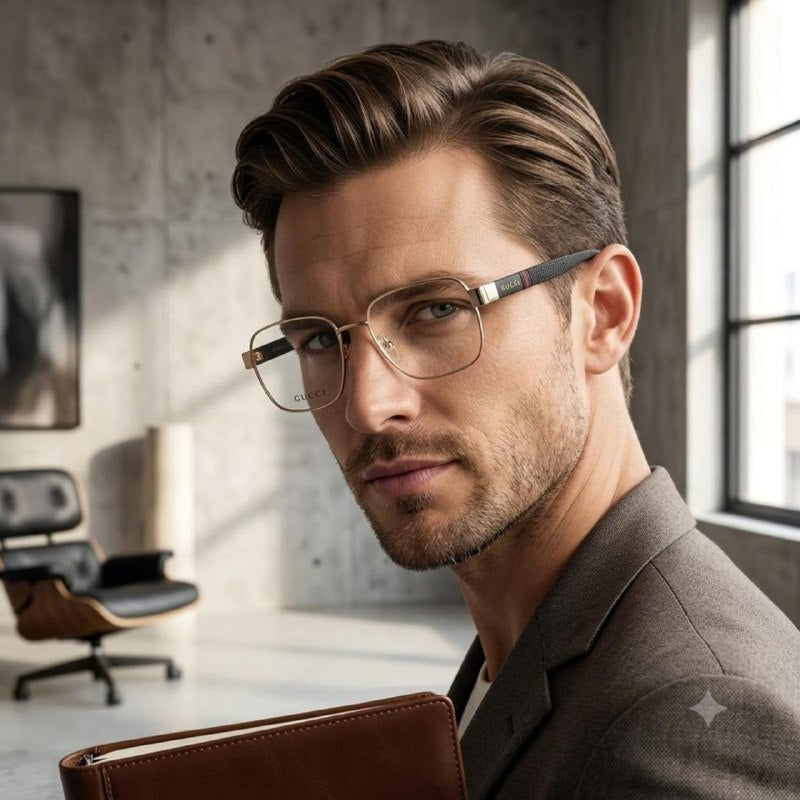LENTES ORIGINALES PARA GRADUAR PARA CABALLERO GUCCI