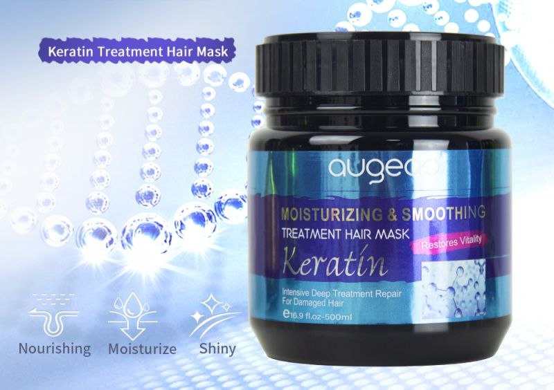 MASCARILLA PARA EL CABELLO DE QUERATINA REPARACION PROFUNDA AUGEAS 500ML