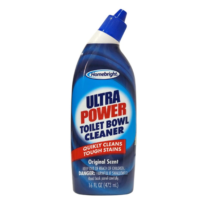 GEL LIMPIADOR DE INODORO BAÑO ULTRA POTENTE HOMEBRIGHT 473ML