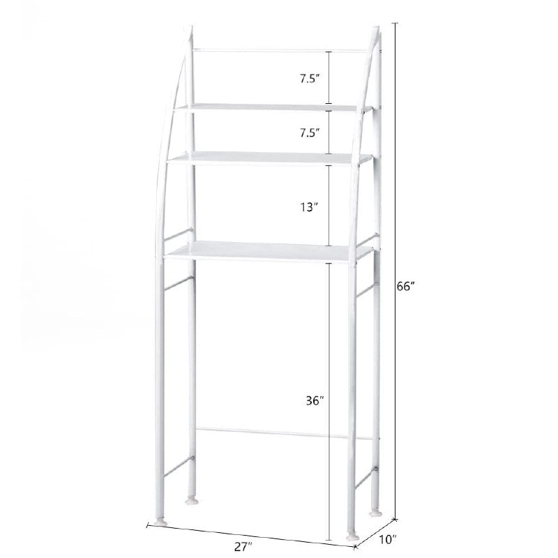 ESTANTE ORGANIZADOR PARA BAÑO DE 3 NIVELES SOBRE EL INODORO SERVICIO 47X25X170CM