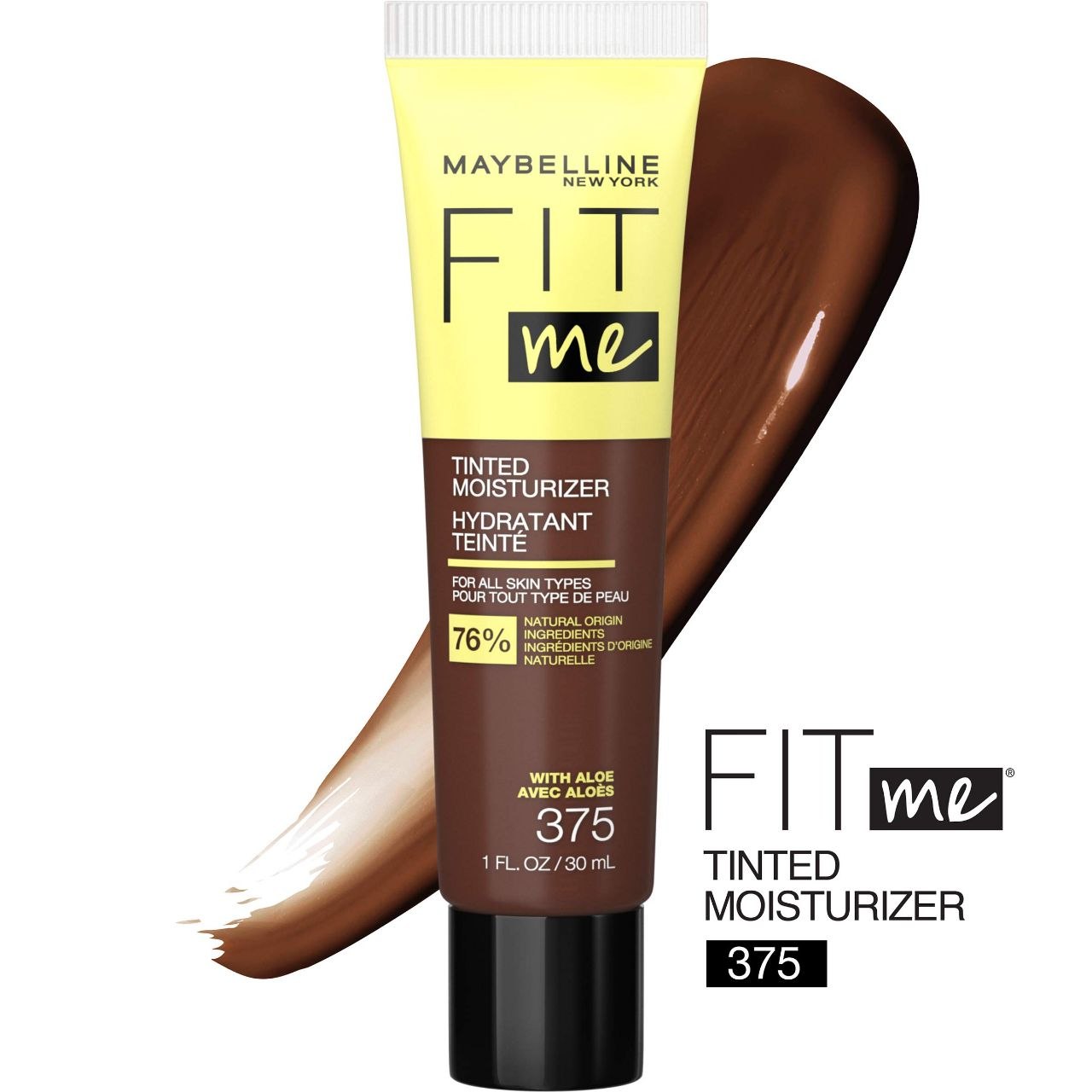 BASE DE MAQUILLAJE EN CREMA HIDRATANTE CON COLOR TONO 375 MAYBELLINE 30ML