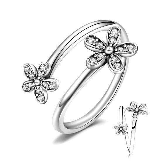 PANI190 FORMA FLORES PLATA 9.25