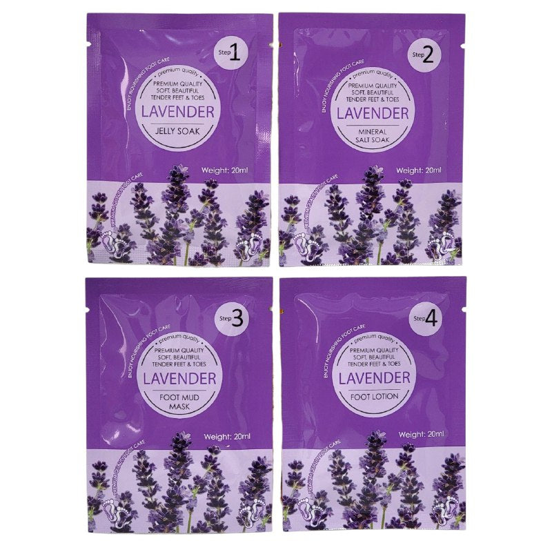 SET DE CUIDADO PARA PIES 4 EN 1 CON ESENCIA DE LAVANDA