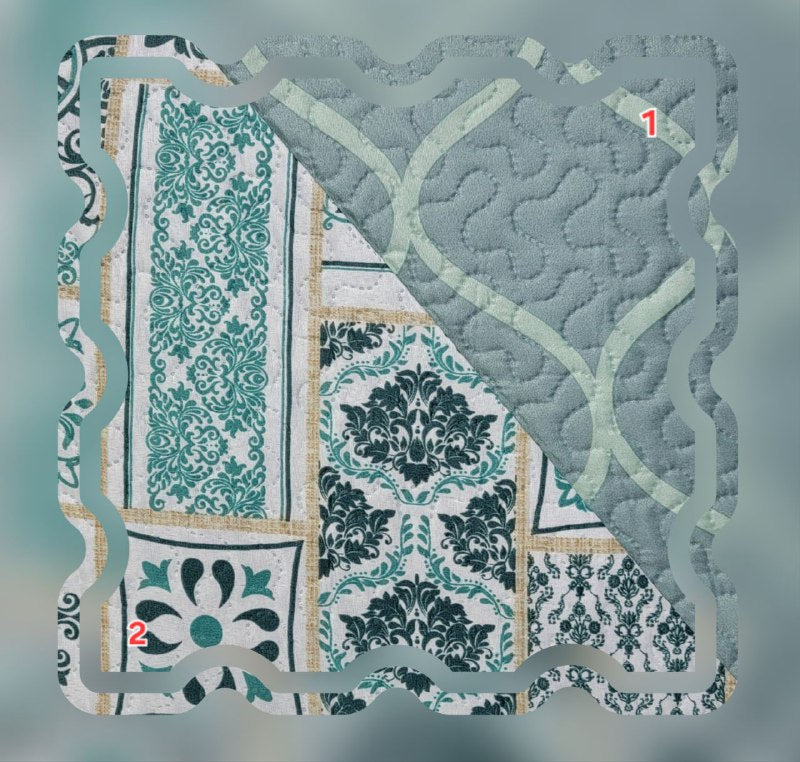 JUEGO DE SABANAS CAMERA TIPO EDREDON REVERSIBLE DE 3 PIEZAS KING BENELI HOME 17 ESTILOS