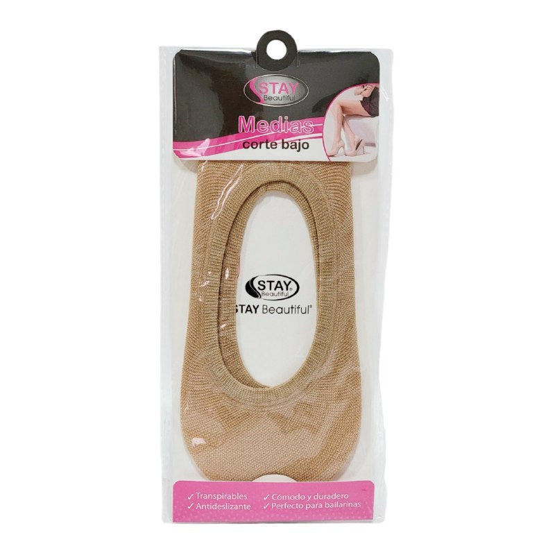 MEDIAS DE CORTE BAJO TRANSPIRABLES ANTIDESLIZANTES PARA MUJERES TALLA UNICA 1 PAR STAY BEAUTIFUL, 6 ESTILOS
