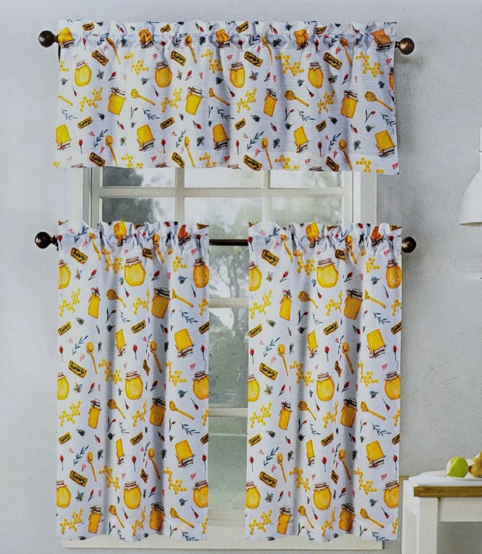 CORTINAS PARA HOGAR COCINA, ELEGANTES EN SET DE 3 PIEZAS BENELI HOMEPARA HOGAR COCINA, ELEGANTES EN SET DE 3 PIEZAS BENELI HOME