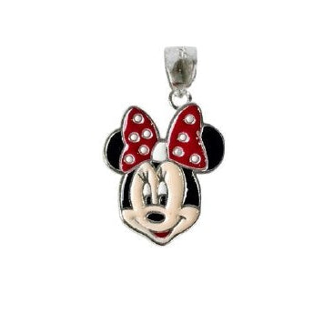 DIJE EN FORMA DE MINNIE MOUSE DE PLATA 9.25 PESO: 3G