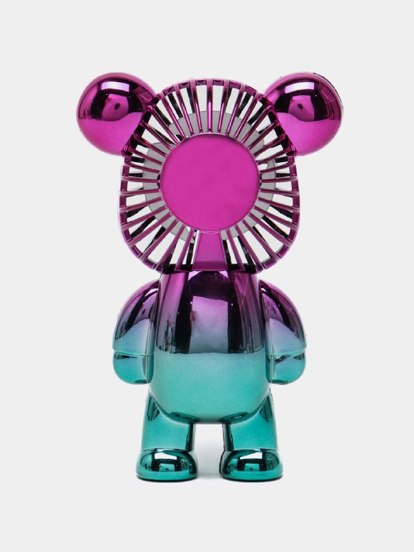 VENTILADOR DE MANO O MESA RECARGABLE DE OSO MINI FAN 3 COLORES