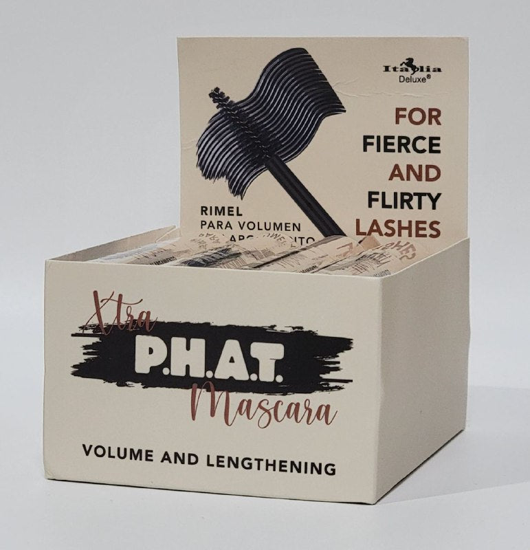 RIMEL PARA VOLUMEN Y ALARGAMIENTO A PRUEBA DE AGUA ITALIA DELUXE XTRA PHAT 10G