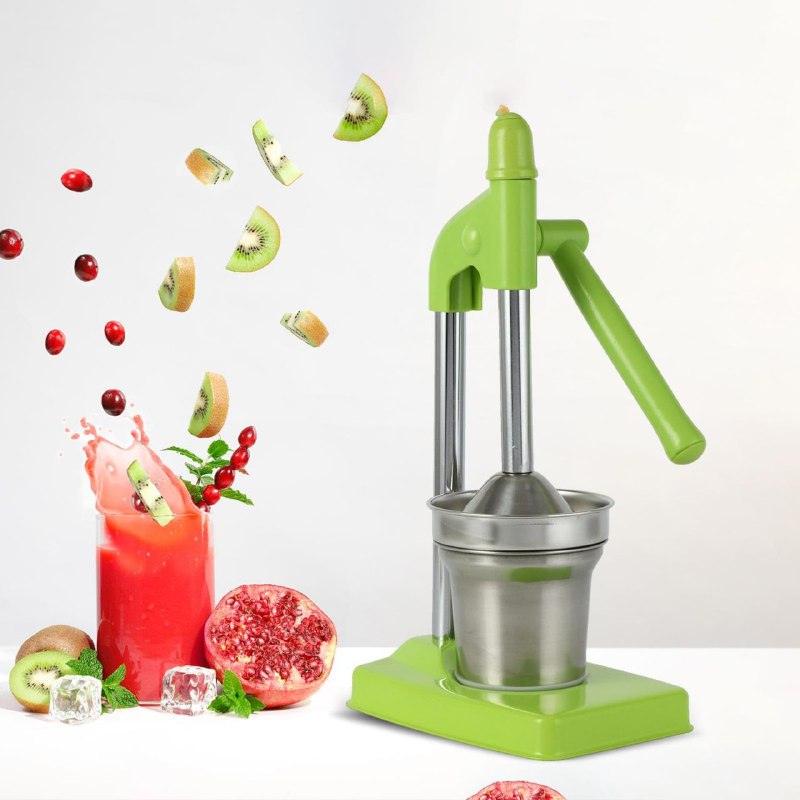 MAQUINA EXPRIMIDORA MANUAL PARA NARANJAS, LIMONES, LIMAS, DE ACERO INOXIDABLE RAPIDO Y FACIL DE USAR FRUIT JUICER