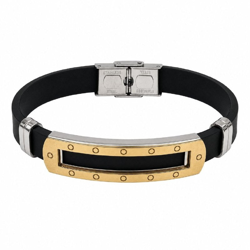 PULSERA DE ENCHAPE PARA CABALLERO  21CM