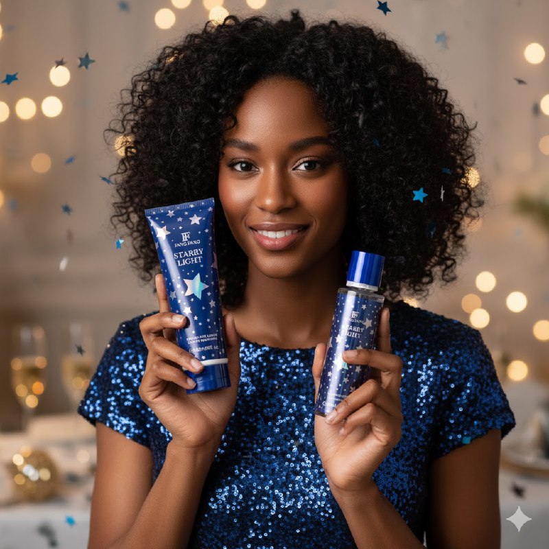 SET FANG FANG STARRY LIGHT SPLASH 250ML, BODY LOTION 236ML (M)