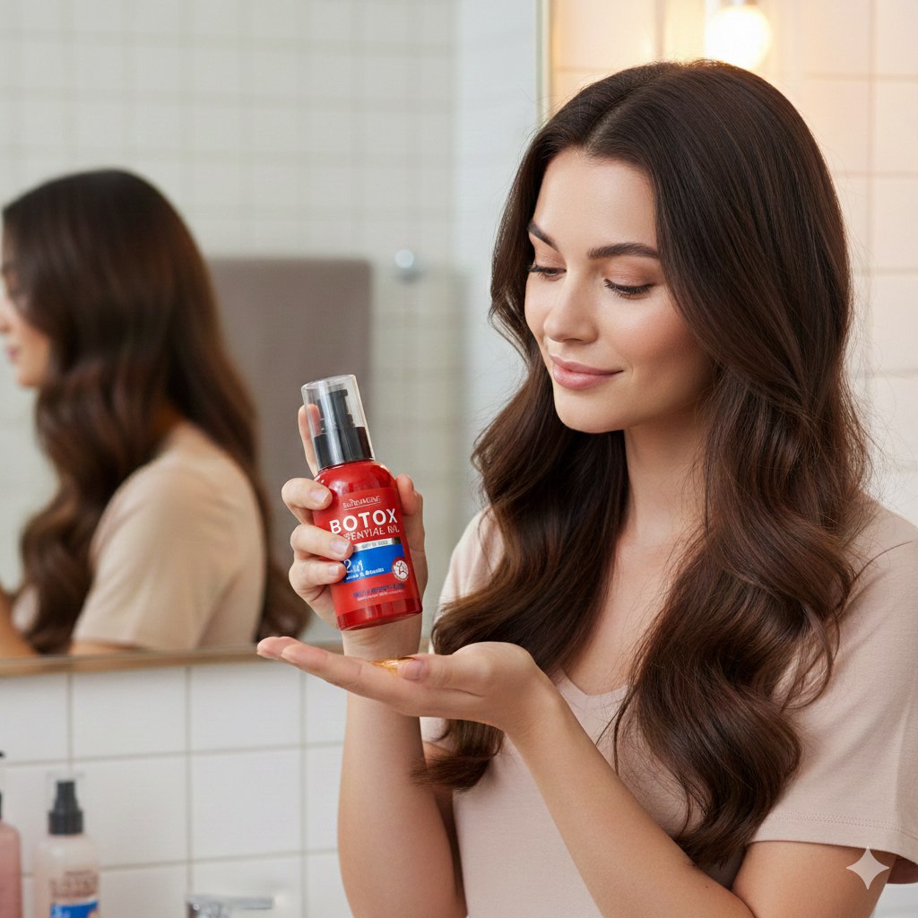 ACEITE PARA EL CABELLO DE BOTOX Y QUERATINA 2 EN 1 KORMESIC 100ML