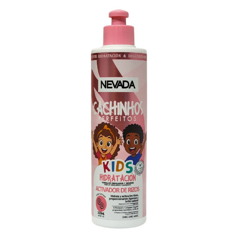 CREMA PARA EL CABELLO PARA NIÑOS HIDRATANTE ACTIVADORA DE RIZOS NEVADA KIDS 300ML