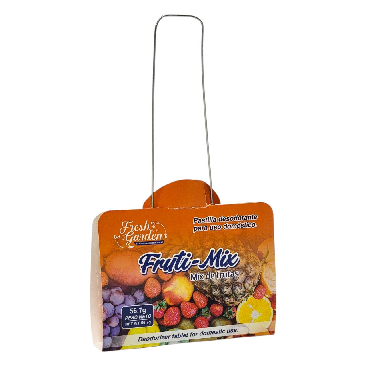 AMBIENTADOR EN PASTILLA PARA BAÑO CON OLOR A FRUTA MIX 56.7G FRESH GARDEN
