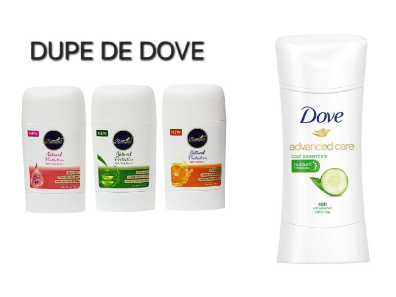 DESODORANTE PARA MUJERES ANTITRANSPIRANTE EN BARRA 50G, DUPE DE DOVE, 24H DE PROTECCION Y APLICACION SUAVE, SENSACION FRESCA Y NO PEGAJOSA BATUOLI