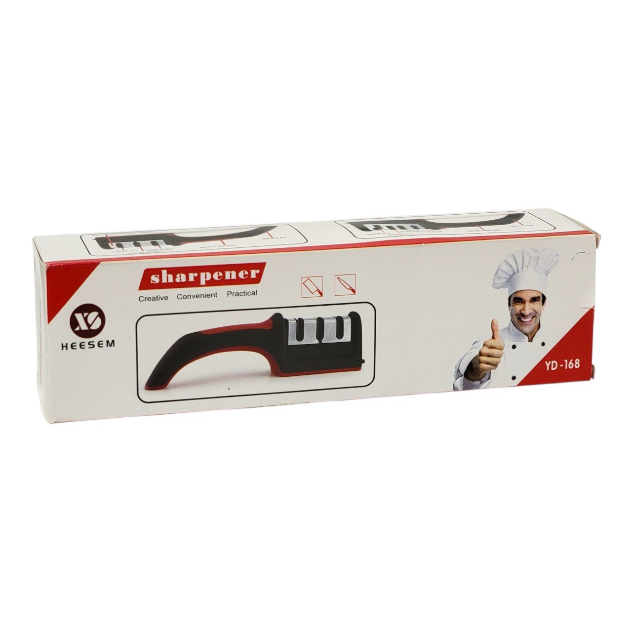 AFILADOR DE CUCHILLOS PARA MANTENIMIENTO Y PULIDO MODELO YD-168 HEESEM 20CM