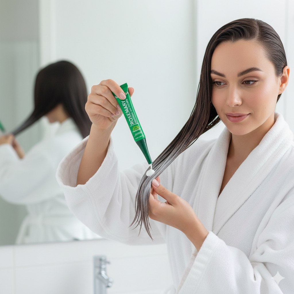 AMPOLLA PARA EL CABELLO SIN ENJUAGE CON ROMERO CRECEPELO PROTECCION Y VITAMINA E NEVADA 20ML
