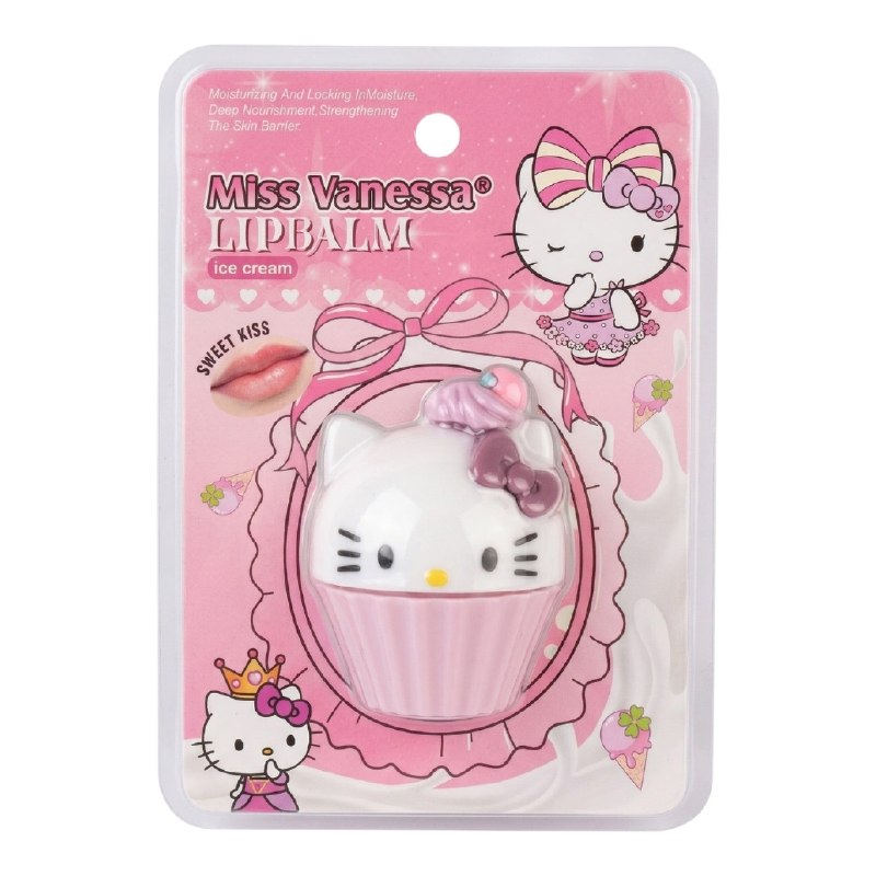 BALSAMO LABIAL HIDRATANTE DE HELLO KITTY MISS VANESSA 10G