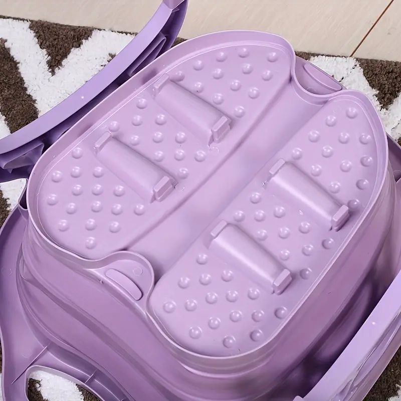 PAILA DE PEDICURE PEDICURA MASAJEADORA DE PIES EN CASA, PORTATIL CON RODILLOS ANTIESTRES, FACIAL DE GUARDAR