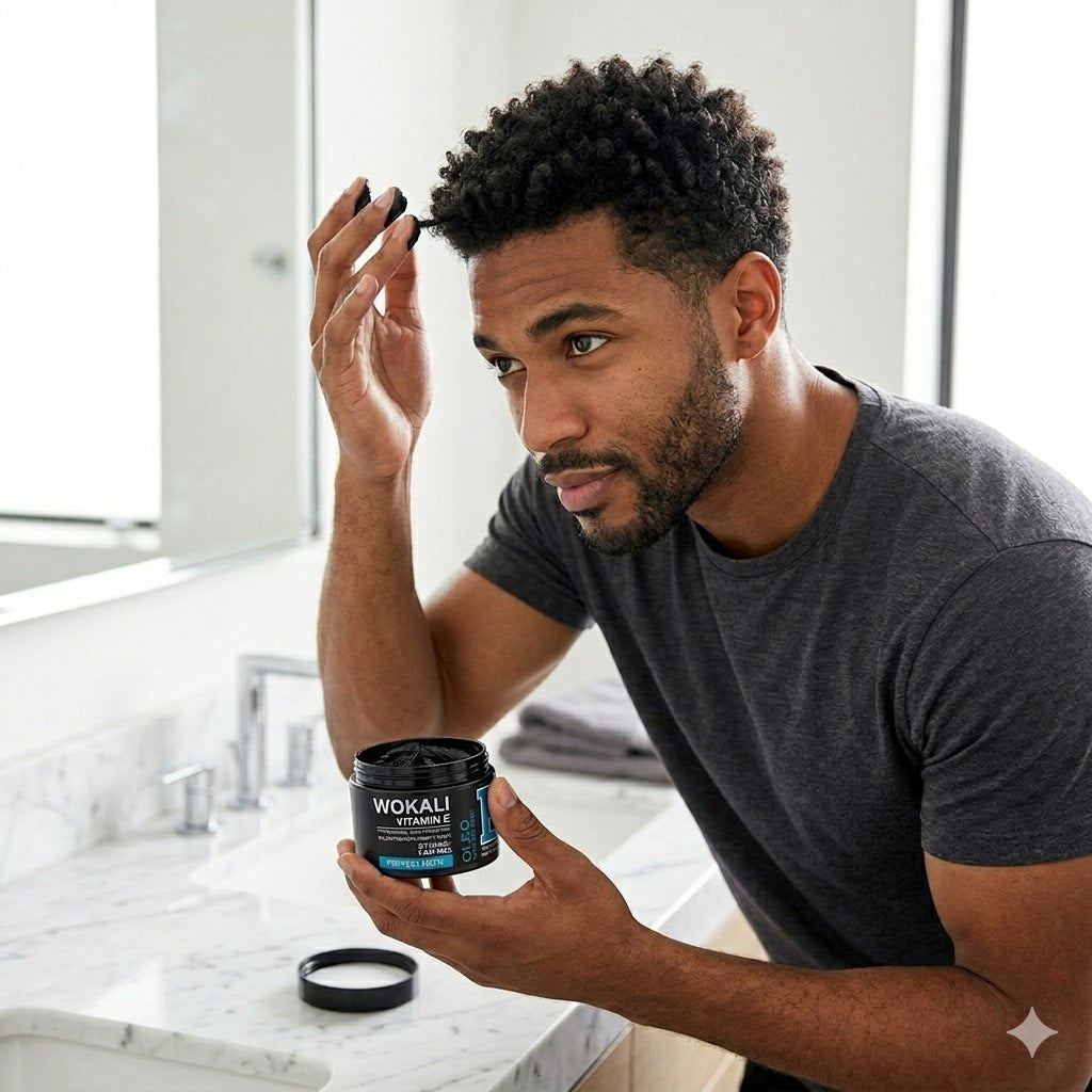 CERA PARA EL CABELLO CUIDADO INTENSIVO Y NUTRICIÓN CABELLO MÁS SEDOSO WOKALI VITAMIN CONT. 150GM