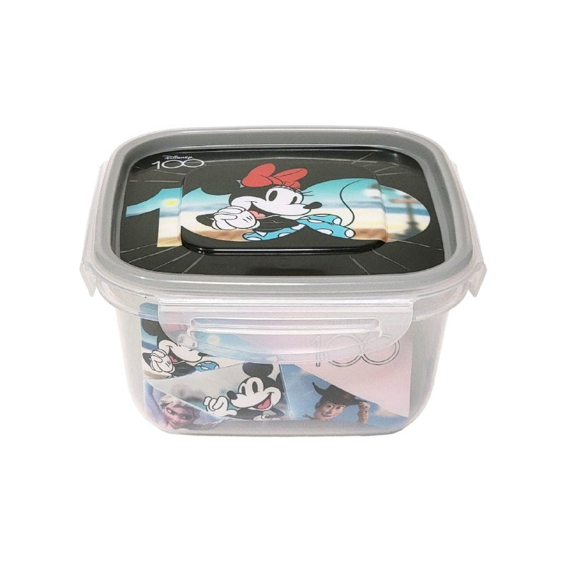 RECIPIENTE PANA PARA ALIMENTOS PARA NIÑOS CON DISEÑO DE MICKEY Y MINNIE MOUSE TAMAÑO PEQUEÑO