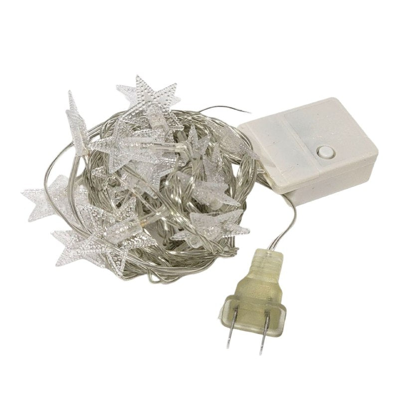 LUCES DECORATIVAS NAVIDEÑAS GUIRNALDA LED, PERFECTA PARA ARBOLES Y ESPACIOS INTERIORES O EXTERIORES, CAMBIOS DE LUZ BLANCA 9 DISEÑOS