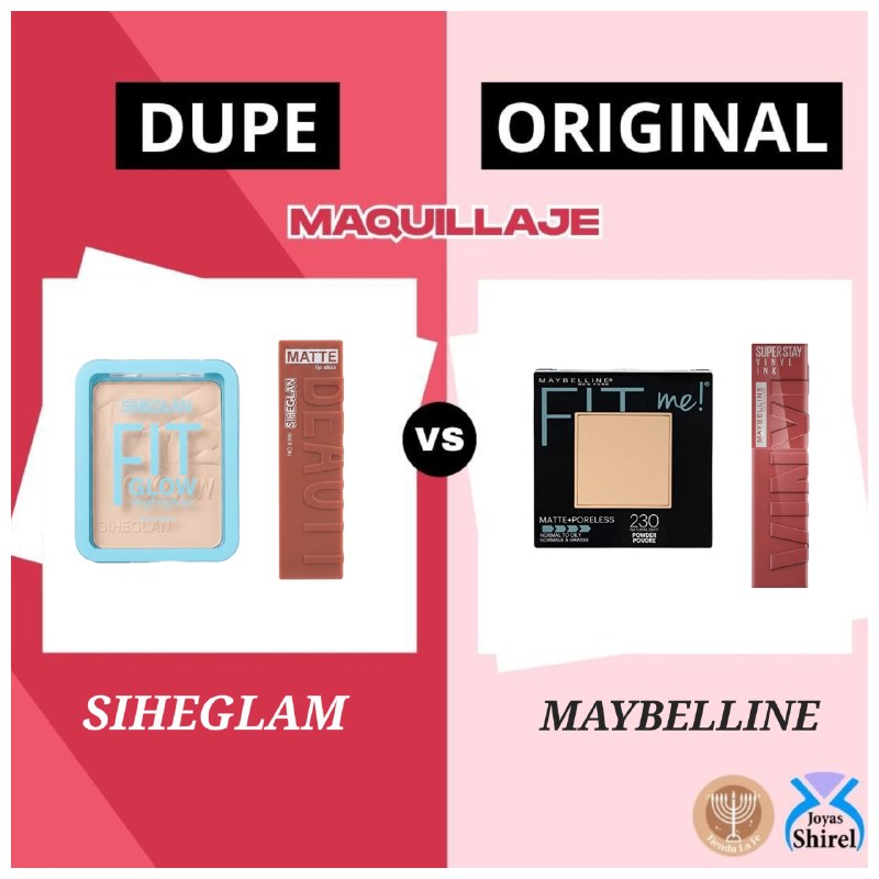 SET DE MAQUILLAJE MULTIFUNCIONAL DE 9PCS SIHEGLAN (DUPE SHEGLAM Y MAYBELLINE)