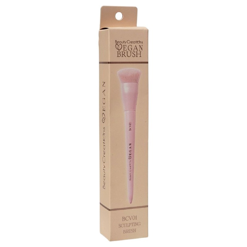 BROCHA DE MAQUILLAJE VEGANA PARA ESCULPIR Y CONTORNEAR BEAUTY CREATIONS