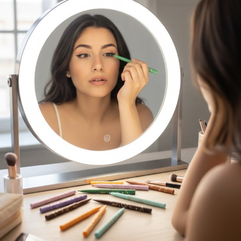 DELINEADOR PARA OJOS EN LAPIZ DE COLORES KISS BEAUTY