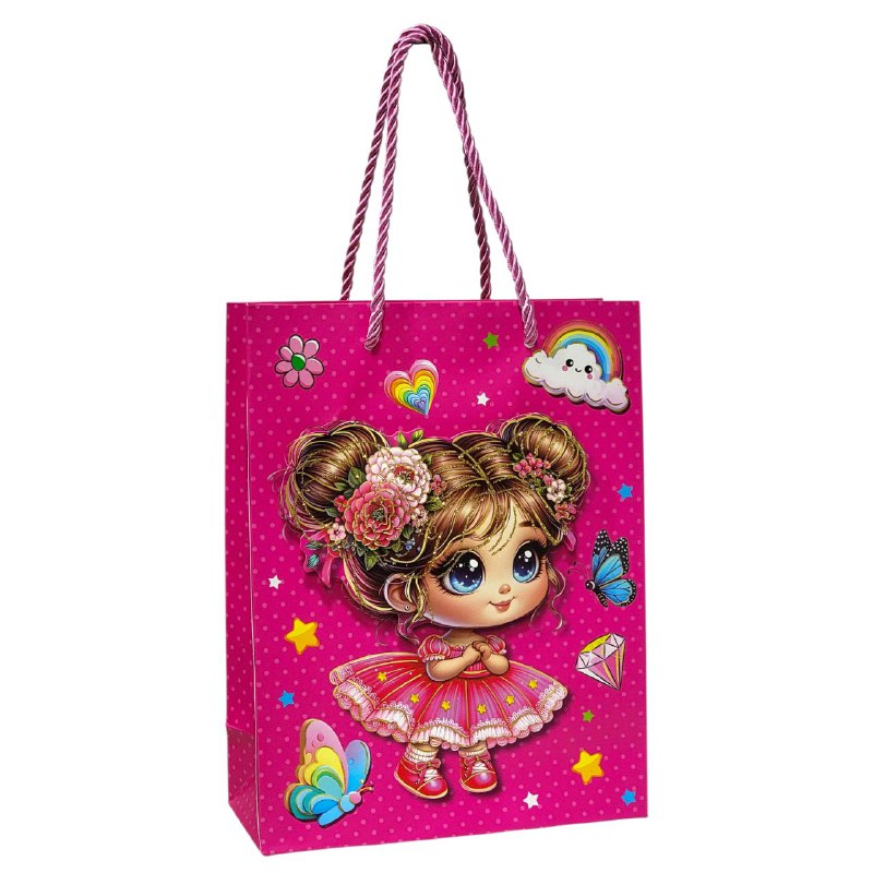 BOLSA DE REGALO DE PEQUEÑA 18X10X23CM
